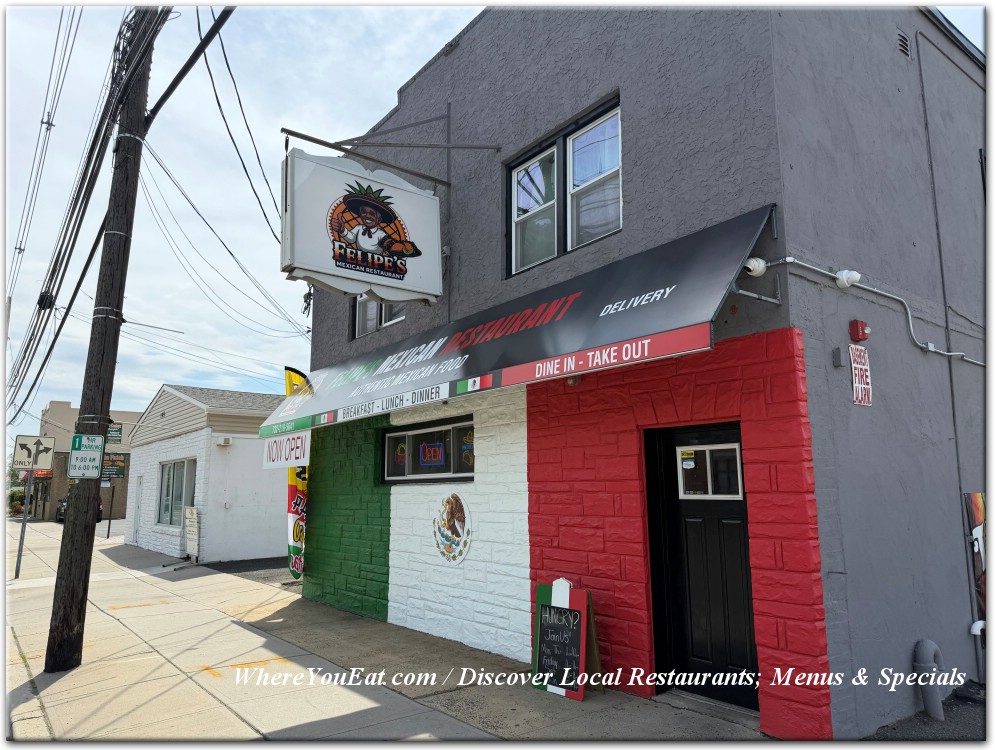 Felipe’s Mexican Restaurant Foods